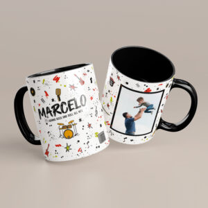 Caneca "Rock and Roll"